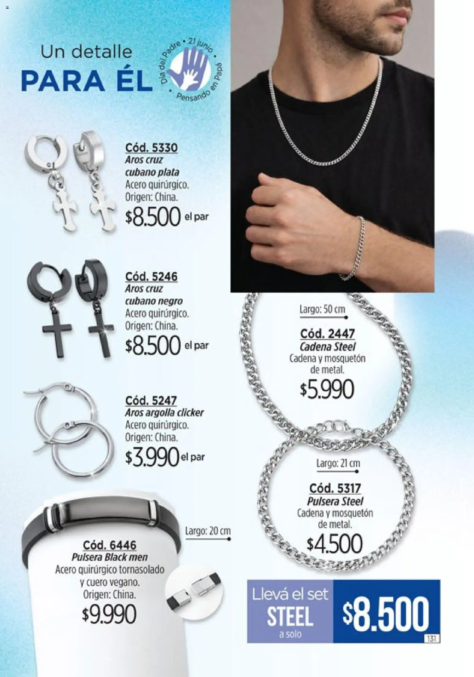 Amodil - Campaña 8 │ válido desde el 08.04.2026 | Página: 131 | Productos: Pulsera, Aros, Cadena