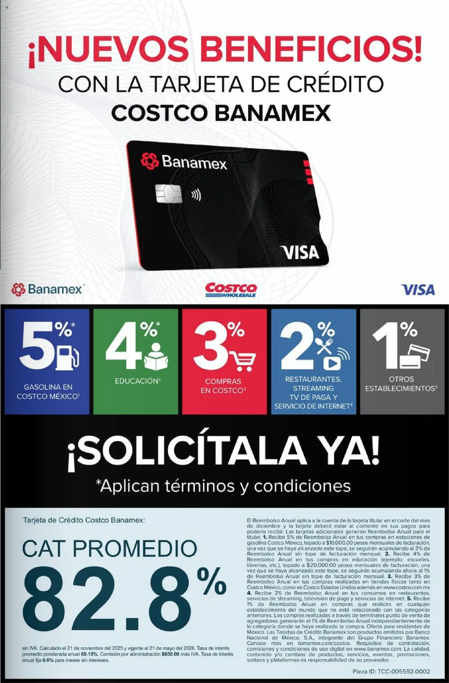 Nuevas ofertas de Costco válidas en toda la República Mexicana desde el 01.04.2026. ¡Encuentra las mejores ofertas en Costco Revista Abril 2026! | Página: 53 | Productos: Banco, Televisión
