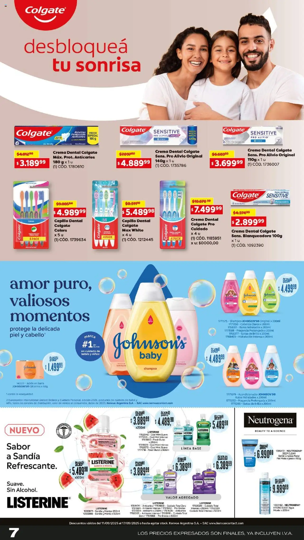 Makro - Ofertas Especiales │ válido desde el 11.09.2025 | Página: 7 | Productos: Shampoo, Brillo, Jabón, Crema
