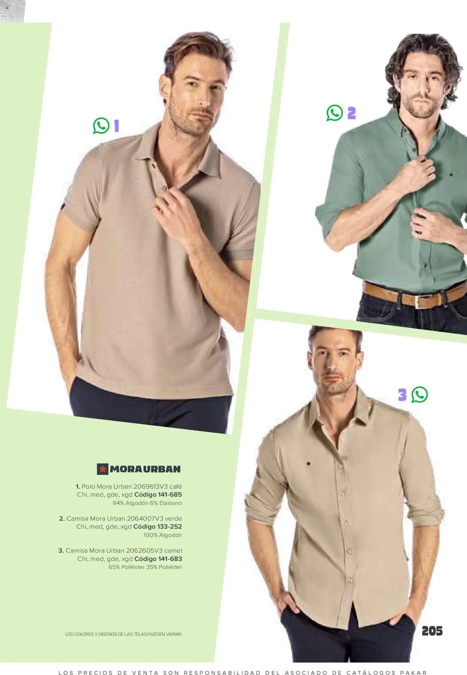 Nuevas ofertas de SC Pakar válidas en toda la República Mexicana desde el 30.01.2026. ¡Encuentra las mejores ofertas en SC Pakar catálogo Ropa! | Página: 205 | Productos: Camisa, Café, Algodón