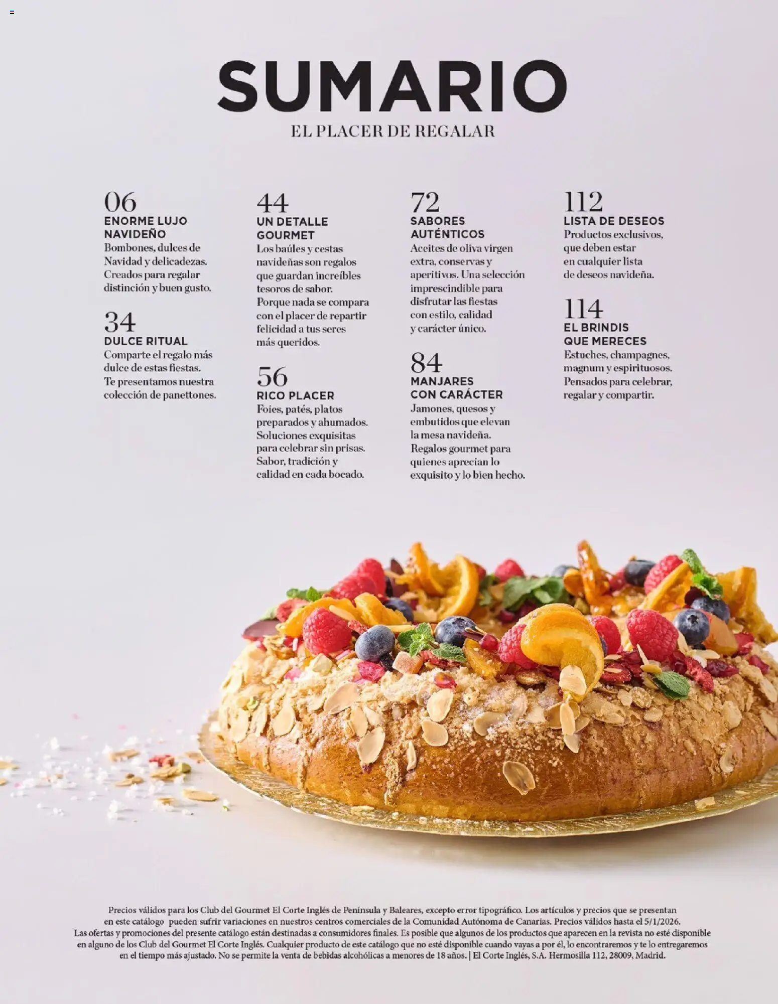 Nuevas ofertas de El Corte Inglés válidas en toda la República Mexicana desde el 19.11.2025. ¡Encuentra las mejores ofertas en El Corte Inglés catálogo El Placer De Regalar! | Página: 3 | Productos: Dulces, Mesa, Té