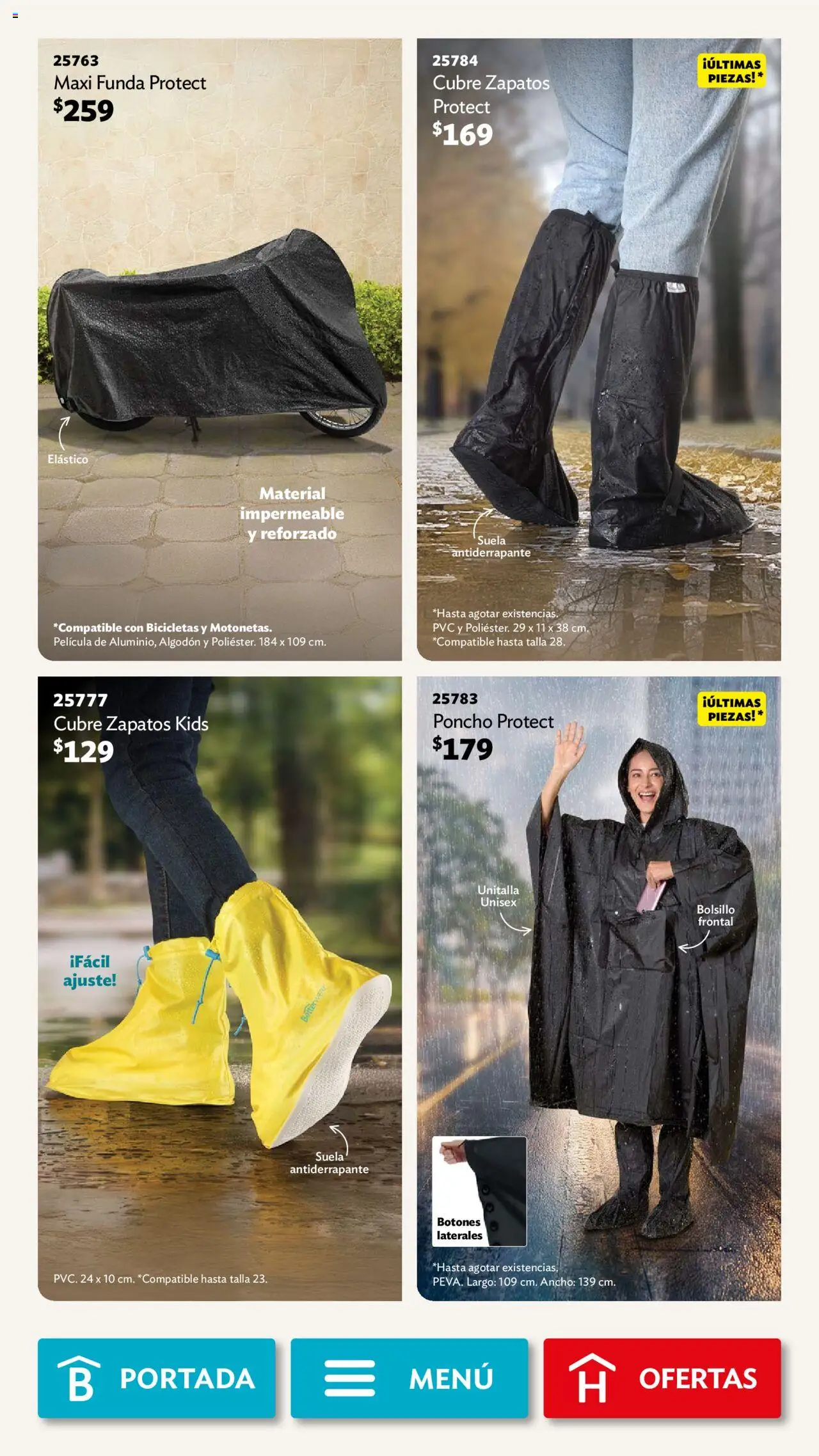 Nuevas ofertas de Betterware válidas en toda la República Mexicana desde el 01.09.2025. ¡Encuentra las mejores ofertas en Betterware - Campaña 9 2025! | Página: 106 | Productos: Zapatos, Funda, Algodón