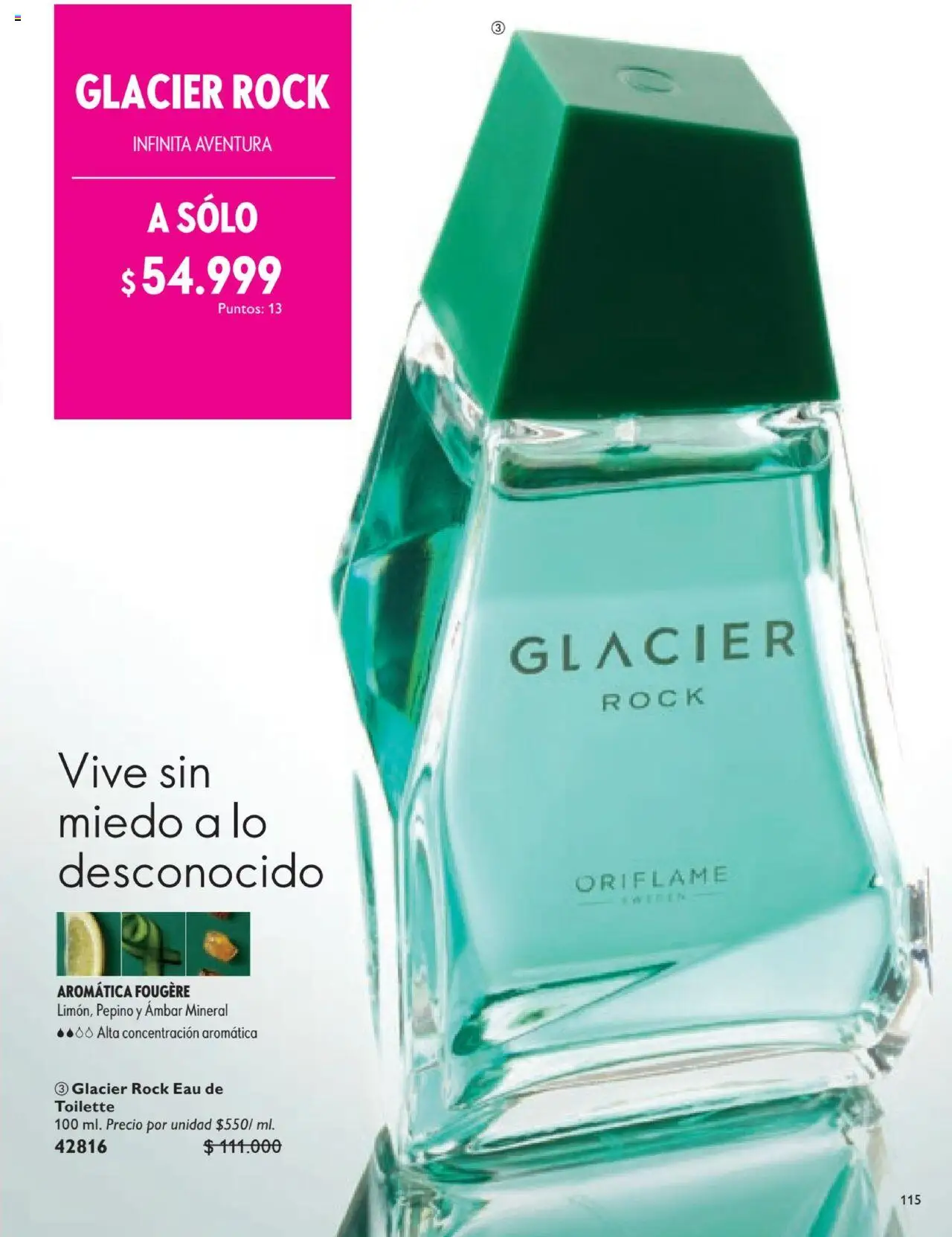 Oriflame revista - valida desde el 12.07.2025 | Página: 115 | Productos: Eau de toilette