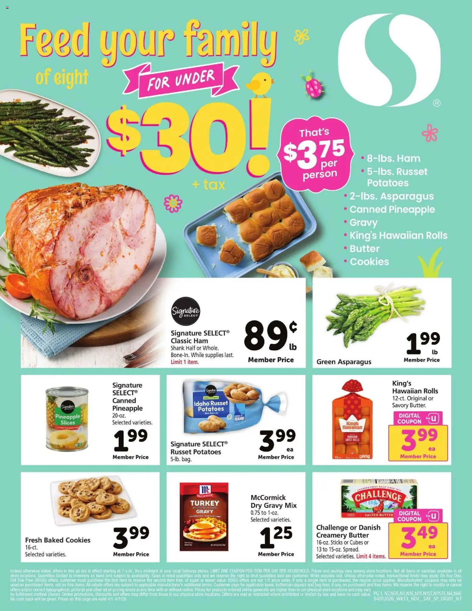 Safeway Ad - valid from 01.04.2026 | Page: 1