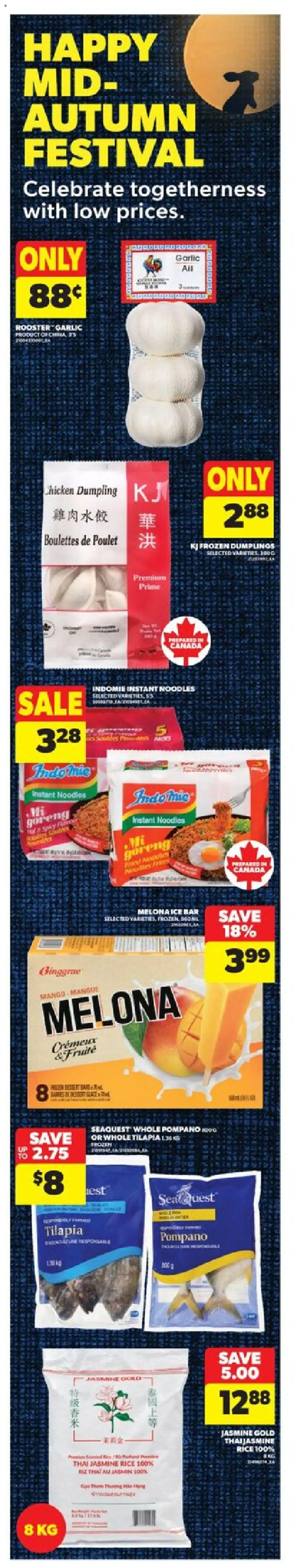 Real Canadian Superstore flyer valid from 02.10.2025 | Page: 1 | Products: Rice, Noodles, Chicken