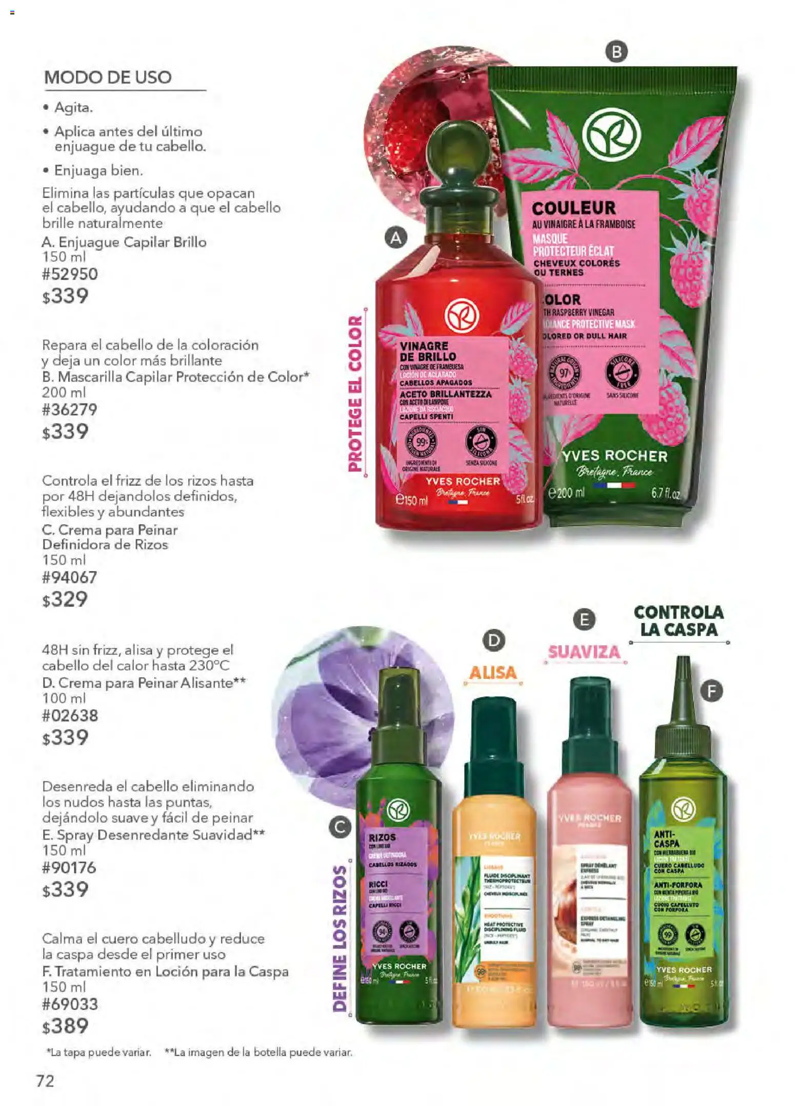 Nuevas ofertas de Yves Rocher válidas en toda la República Mexicana desde el 21.04.2026. ¡Encuentra las mejores ofertas en Yves Rocher campaña 6 2026! | Página: 74 | Productos: Vinagre, Crema, Brillo, Mascarilla