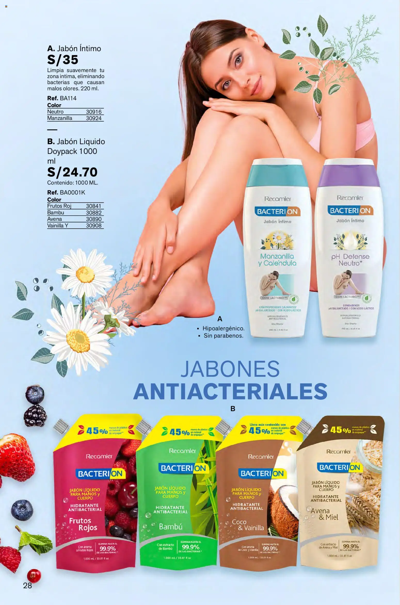 Catálogo Leonisa válido desde 26.12.2025 | Página: 28 | Productos: Jabón, Avena, Empaque
