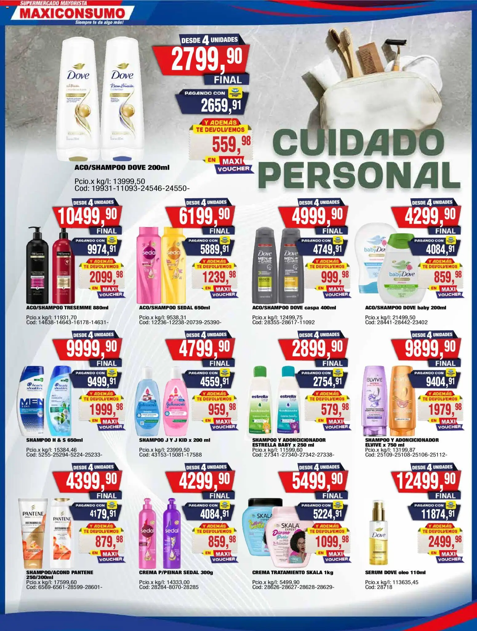 Maxiconsumo ofertas │ válido desde el 16.03.2026 | Página: 27 | Productos: Serum, Shampoo, Té, Crema