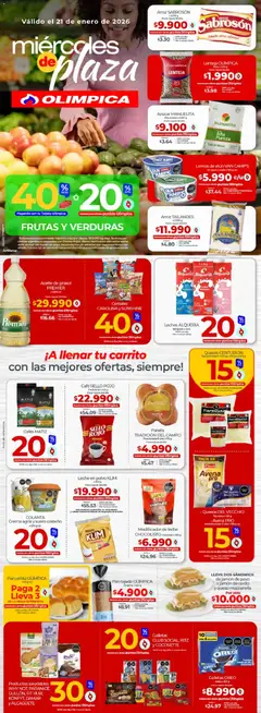 Olímpica - Miércoles de plaza -  Vista previa de la revista de la tienda Olímpica valido desde el 21.01.2026