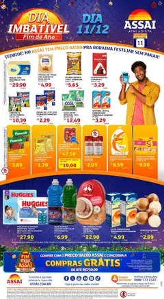 Encarte Assaí Atacadista - RR - Pré-Visualização do folheto da loja Assaí Atacadista, válido de 11.12.2025