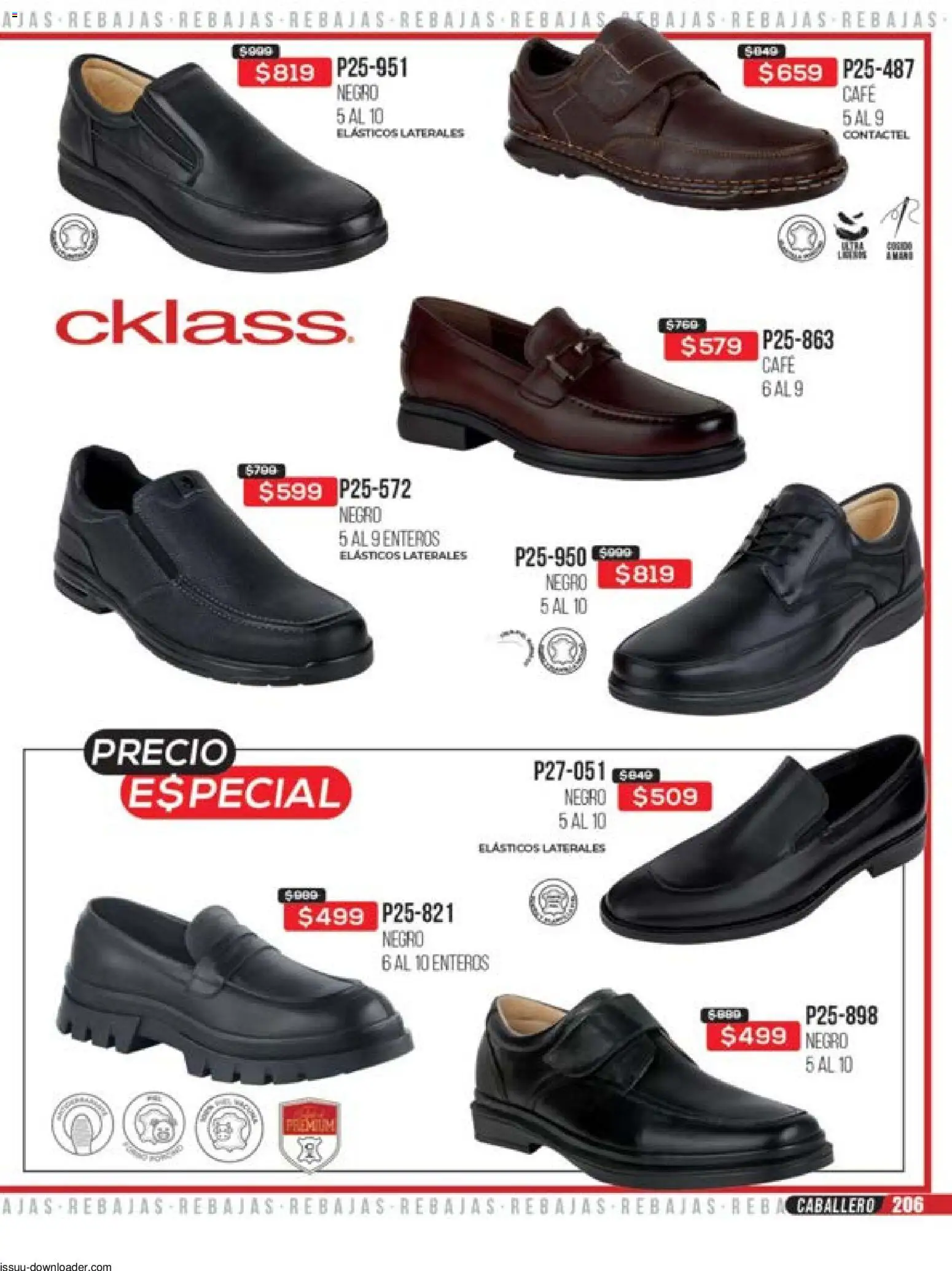 Nuevas ofertas de Cklass válidas en toda la República Mexicana desde el 31.10.2025. ¡Encuentra las mejores ofertas en Cklass catálogo Súper Rebajas Calzado! | Página: 207