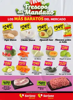 Vista previa de Soriana - Frescos del Mandado Mercado: Nuevo León, nuevo folleto de la tienda, válido en México a partir del 04.11.2025