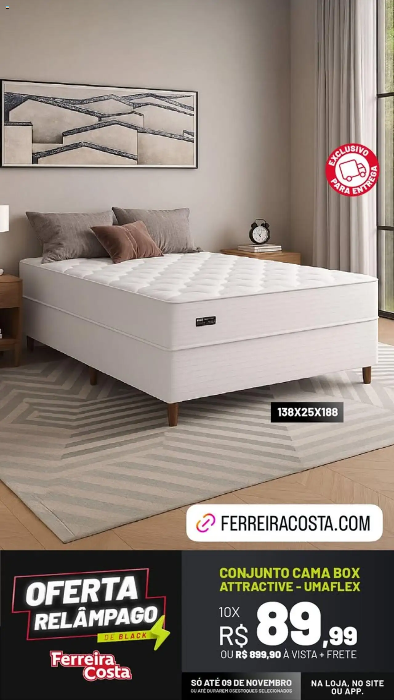 Ferreira Costa Folheto - válido de 18.10.2025 | Página: 3 | Produtos: Cama