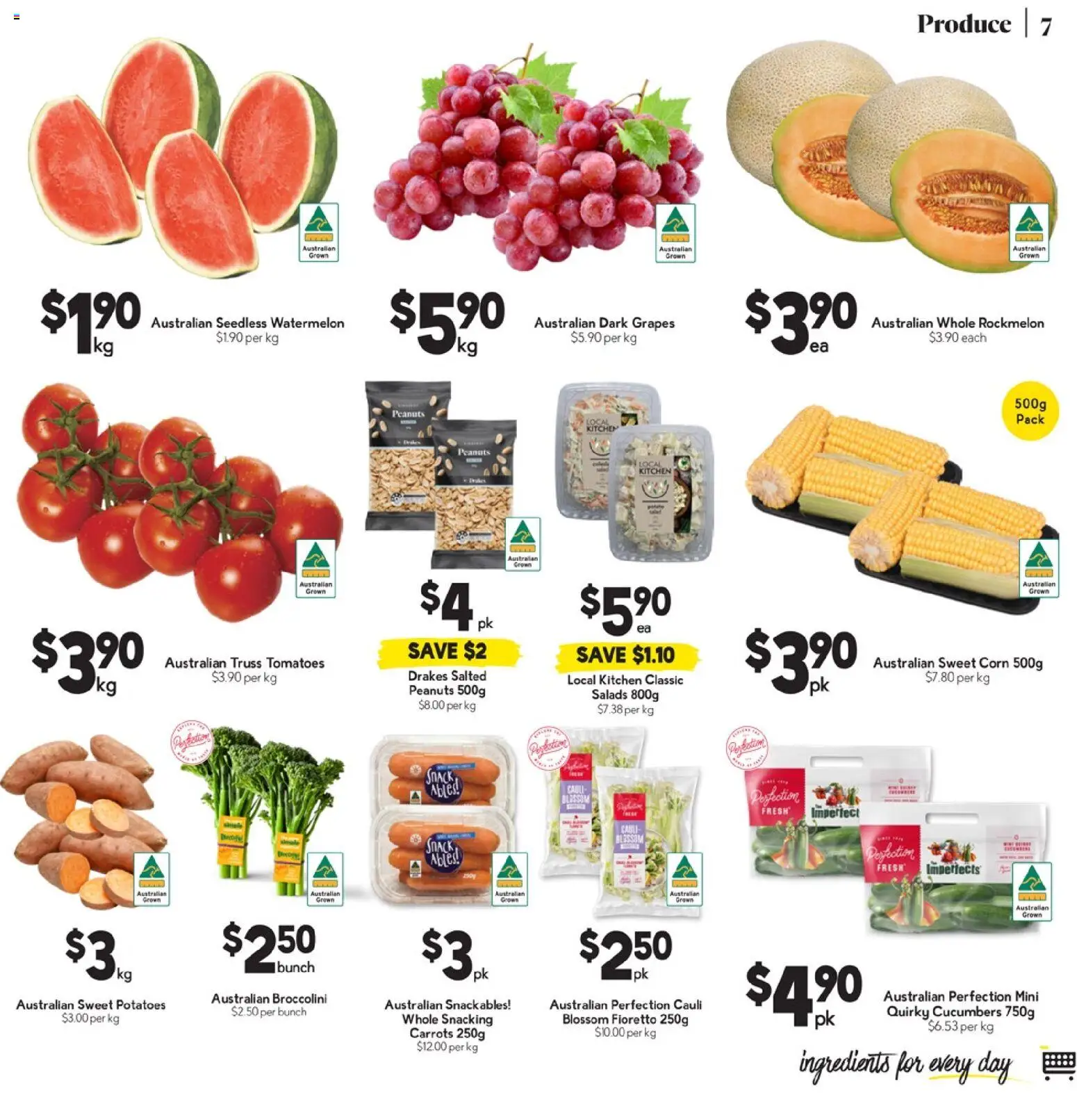 Drakes catalogue - valid from 21.01.2026 | Page: 7 | Products: Carrots, Cucumbers, Potatoes, Grapes