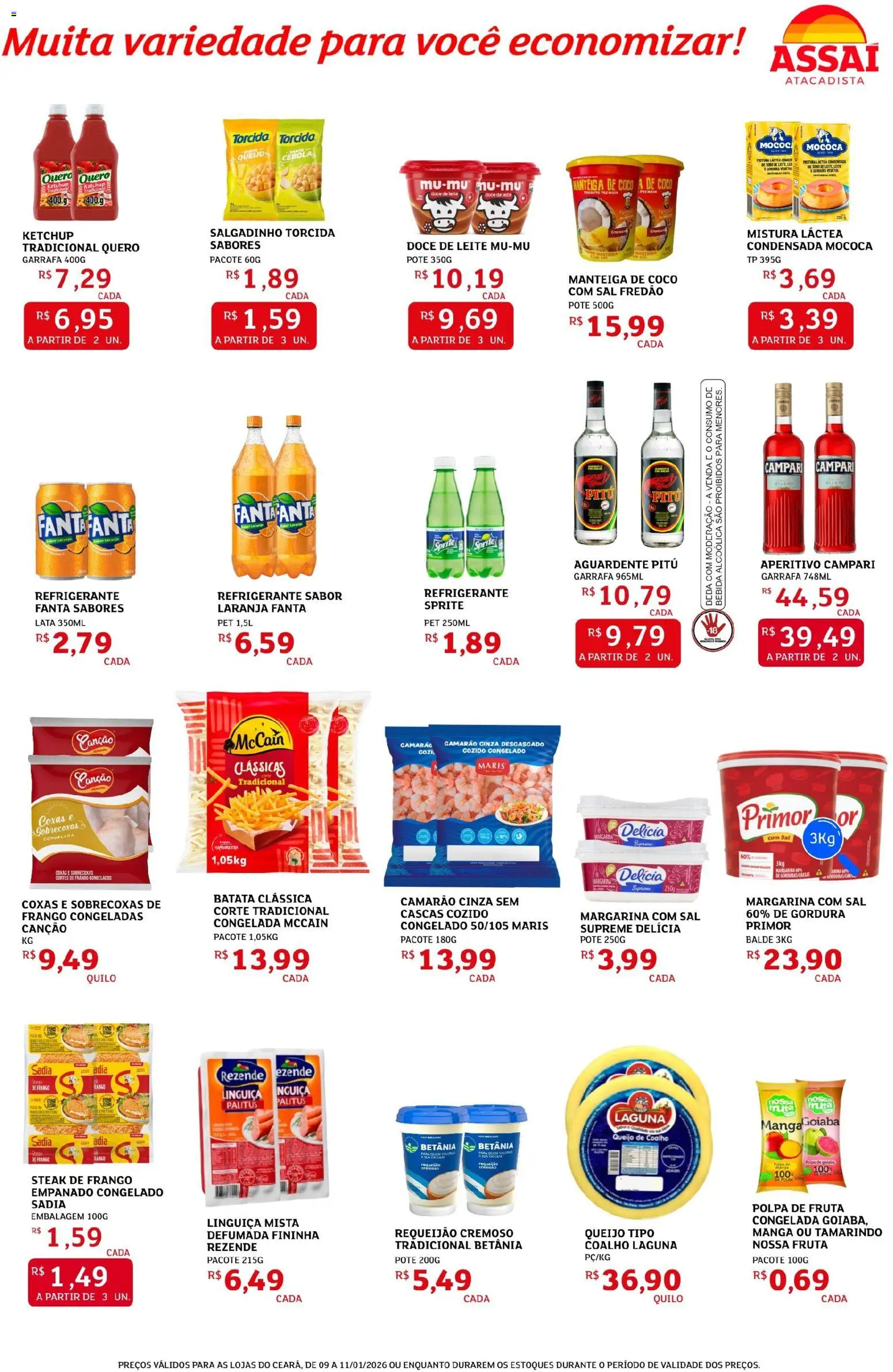 Assaí Atacadista Folheto - válido de 09.01.2026 | Página: 2 | Produtos: Coco, Tamarindo, Bebida, Batata