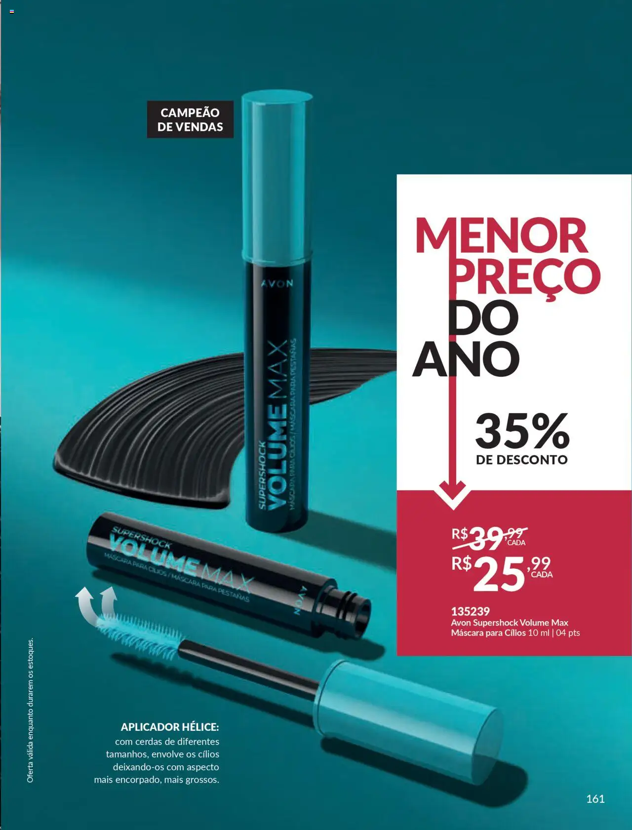 Avon Folheto - válido de 07.10.2025 | Página: 161 | Produtos: Máscara para cílios