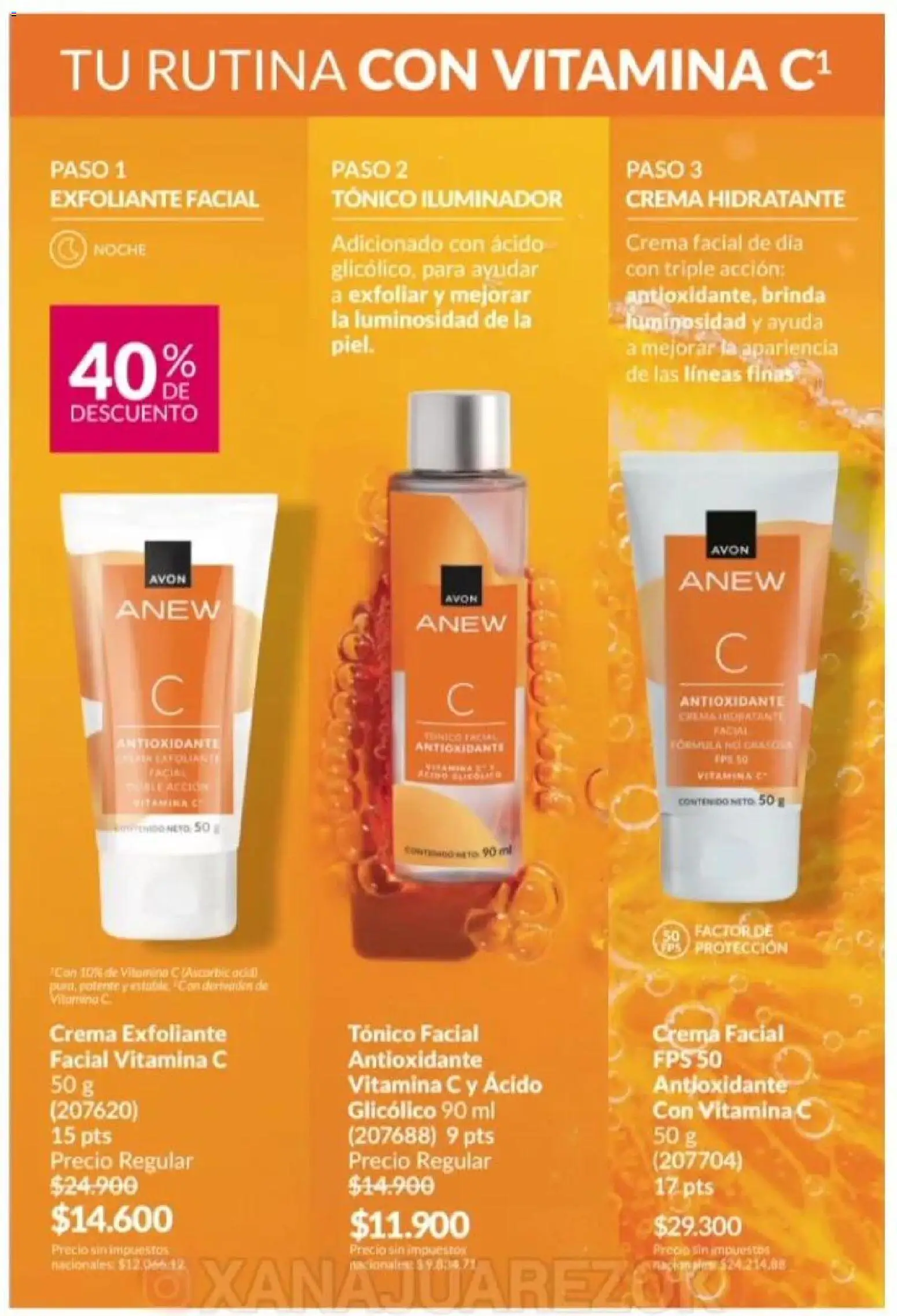 Catálogo AVON Campaña 1/2026 │ válido desde el 01.01.2026 | Página: 110 | Productos: Iluminador, Exfoliante facial, Crema