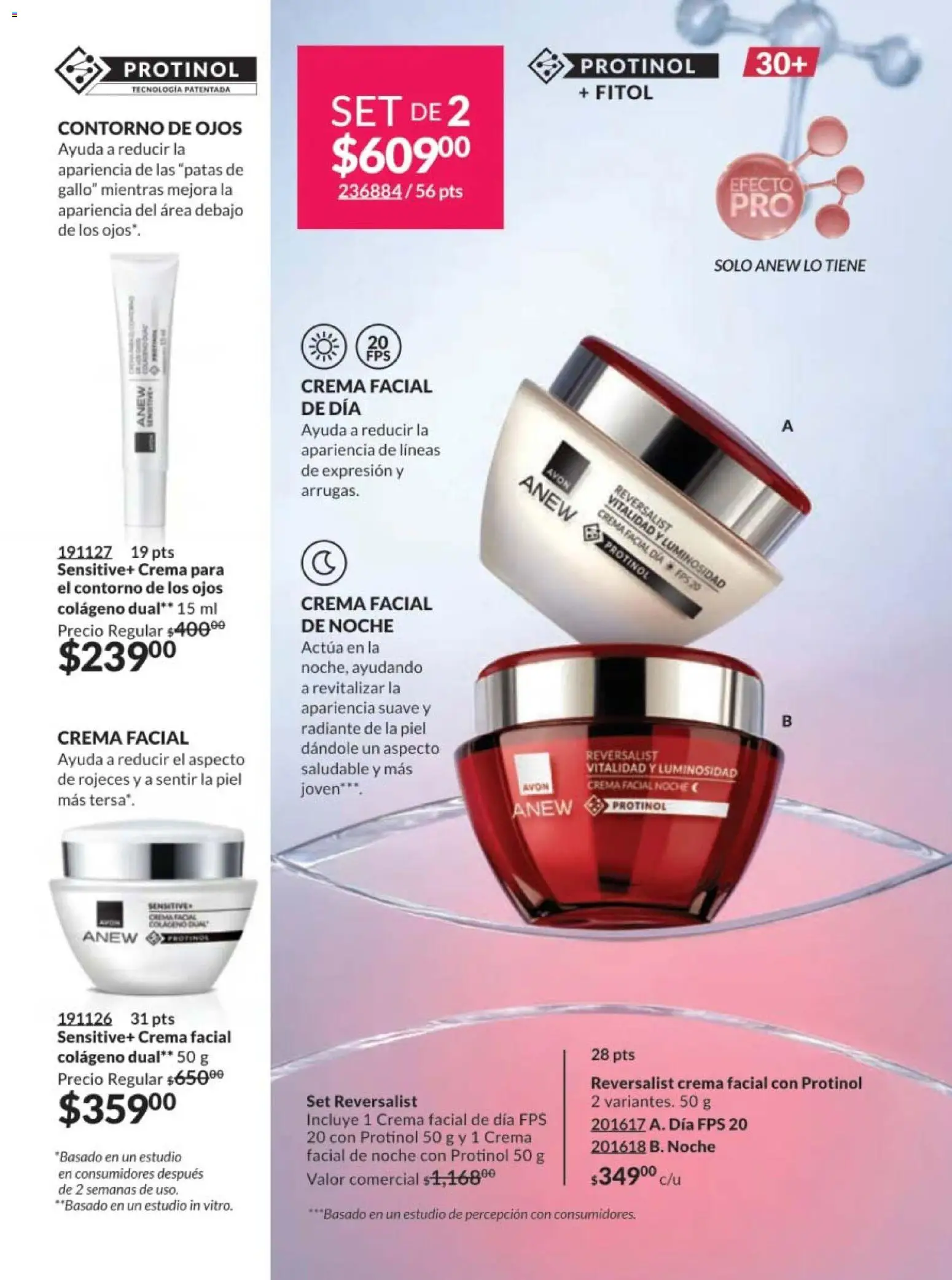 Nuevas ofertas de AVON válidas en toda la República Mexicana desde el 10.01.2026. ¡Encuentra las mejores ofertas en AVON campaña 2 2026! | Página: 128 | Productos: Contorno de ojos, Crema, Contorno, Radiante