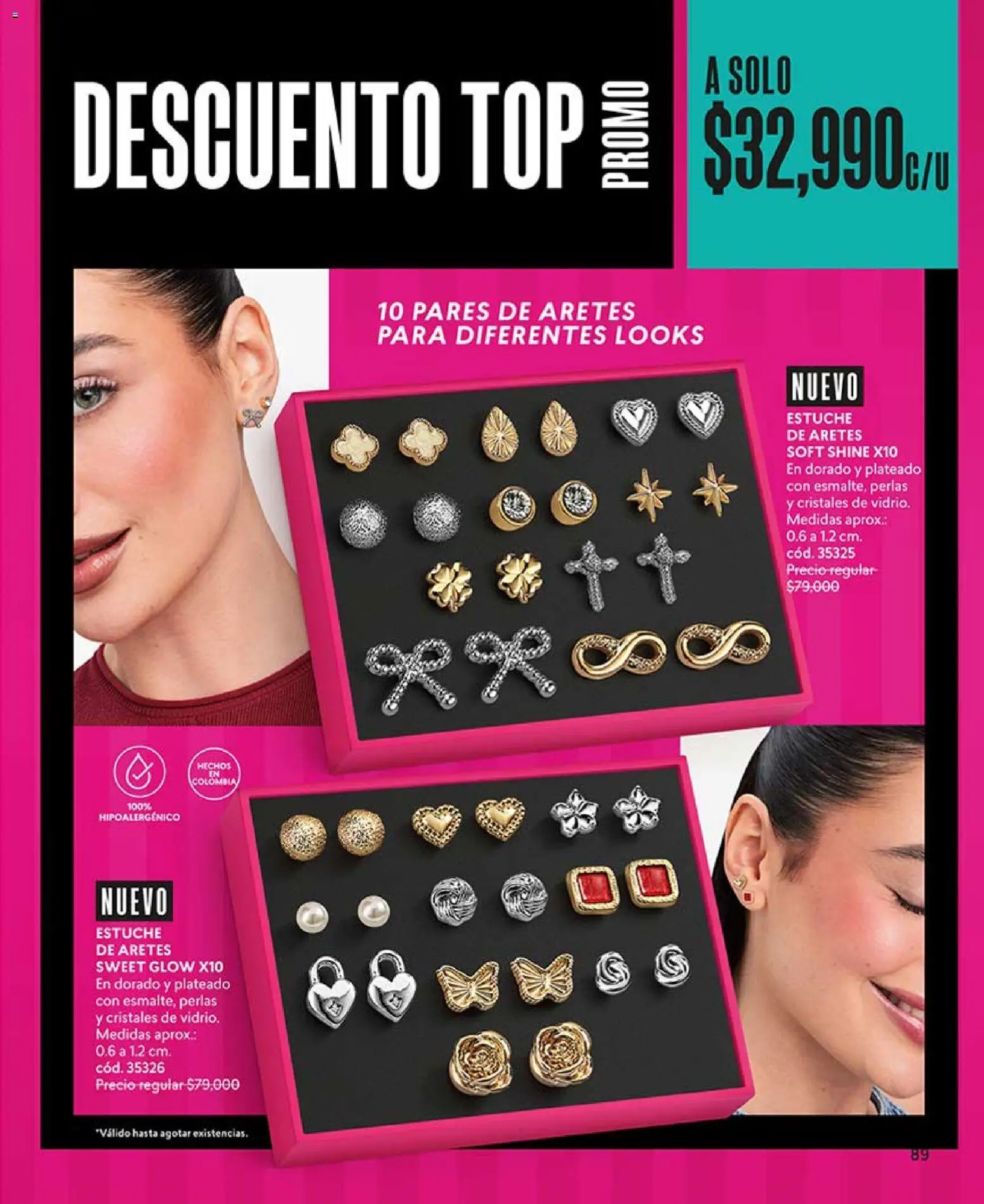 CyZone revista - valida desde el 03.04.2026 | Página: 89 | Productos: Estuche, Aretes, Top