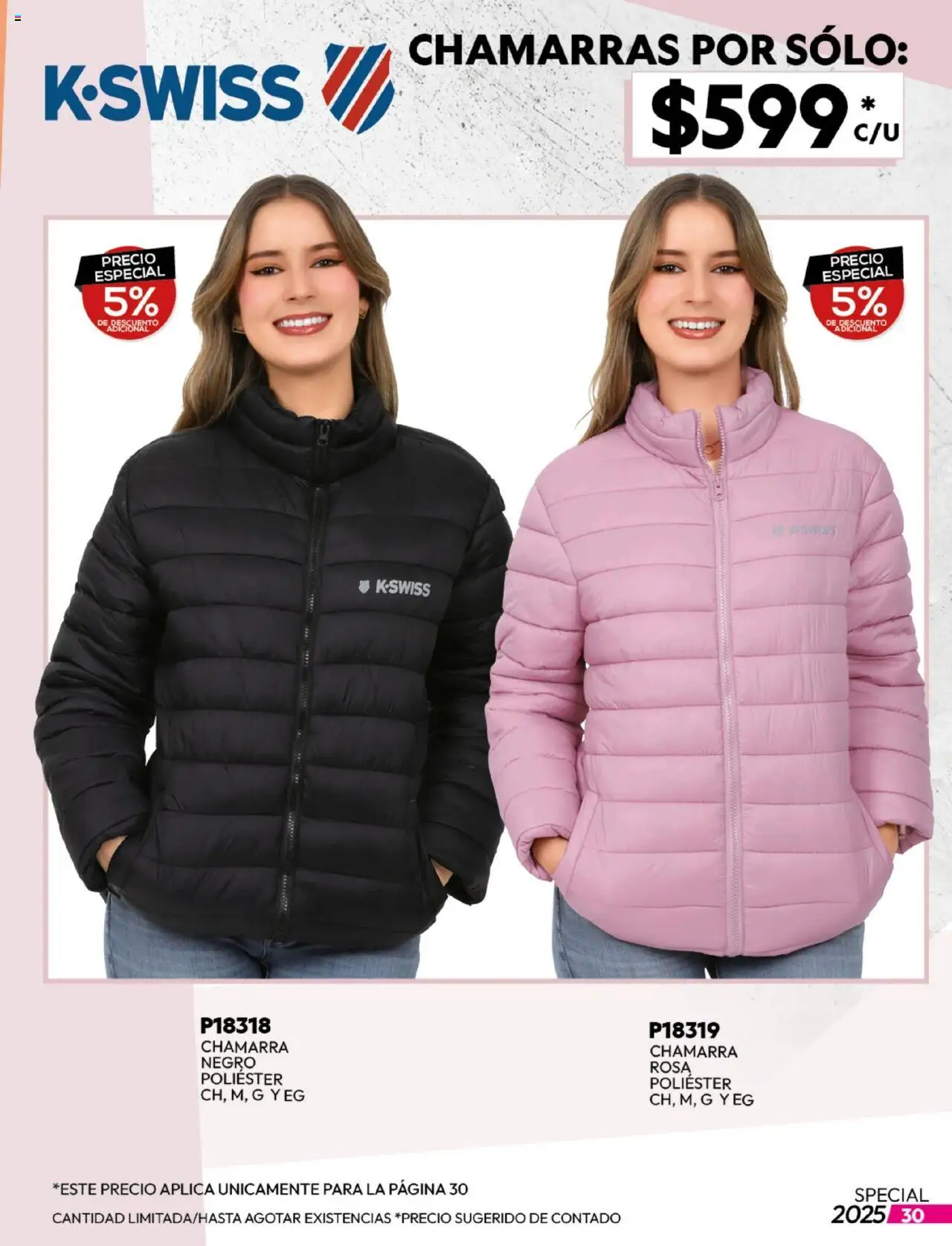 Nuevas ofertas de Cklass válidas en toda la República Mexicana desde el 25.08.2025. ¡Encuentra las mejores ofertas en Cklass - Catálogo Sportweek! | Página: 31 | Productos: Chamarra