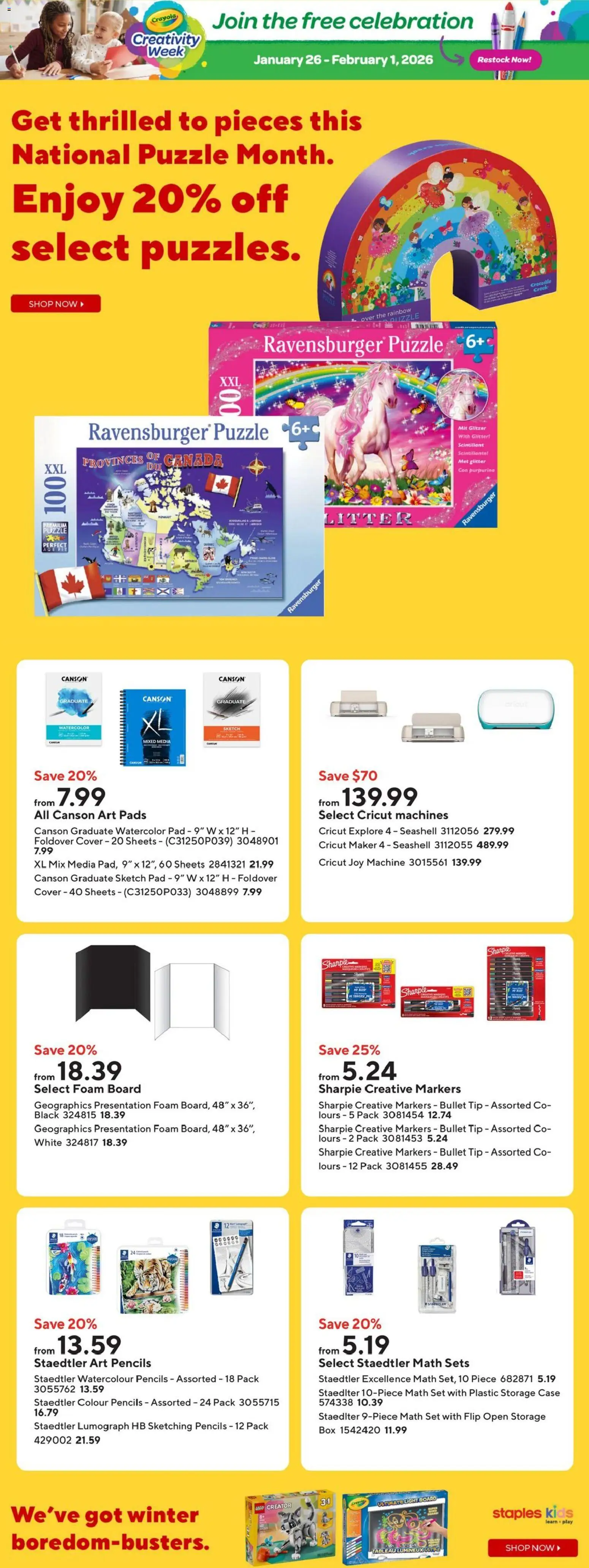 Staples flyer valid from 01.01.2026 | Page: 6 | Products: Case, Box