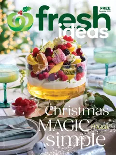 Preview of Woolworths Fresh Ideas Magazine - valid from 01.12.2025
