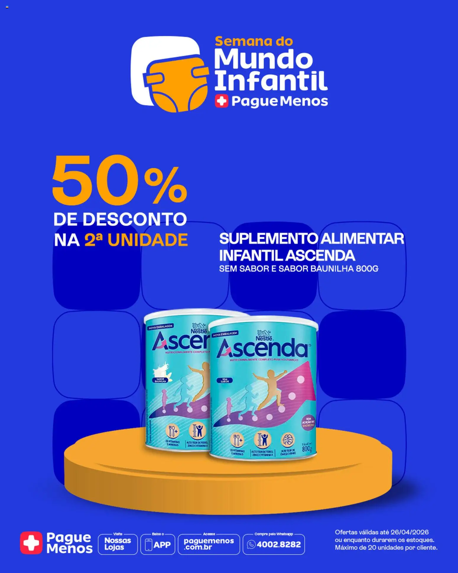 Pague Menos Folheto - válido de 20.04.2026 | Página: 8