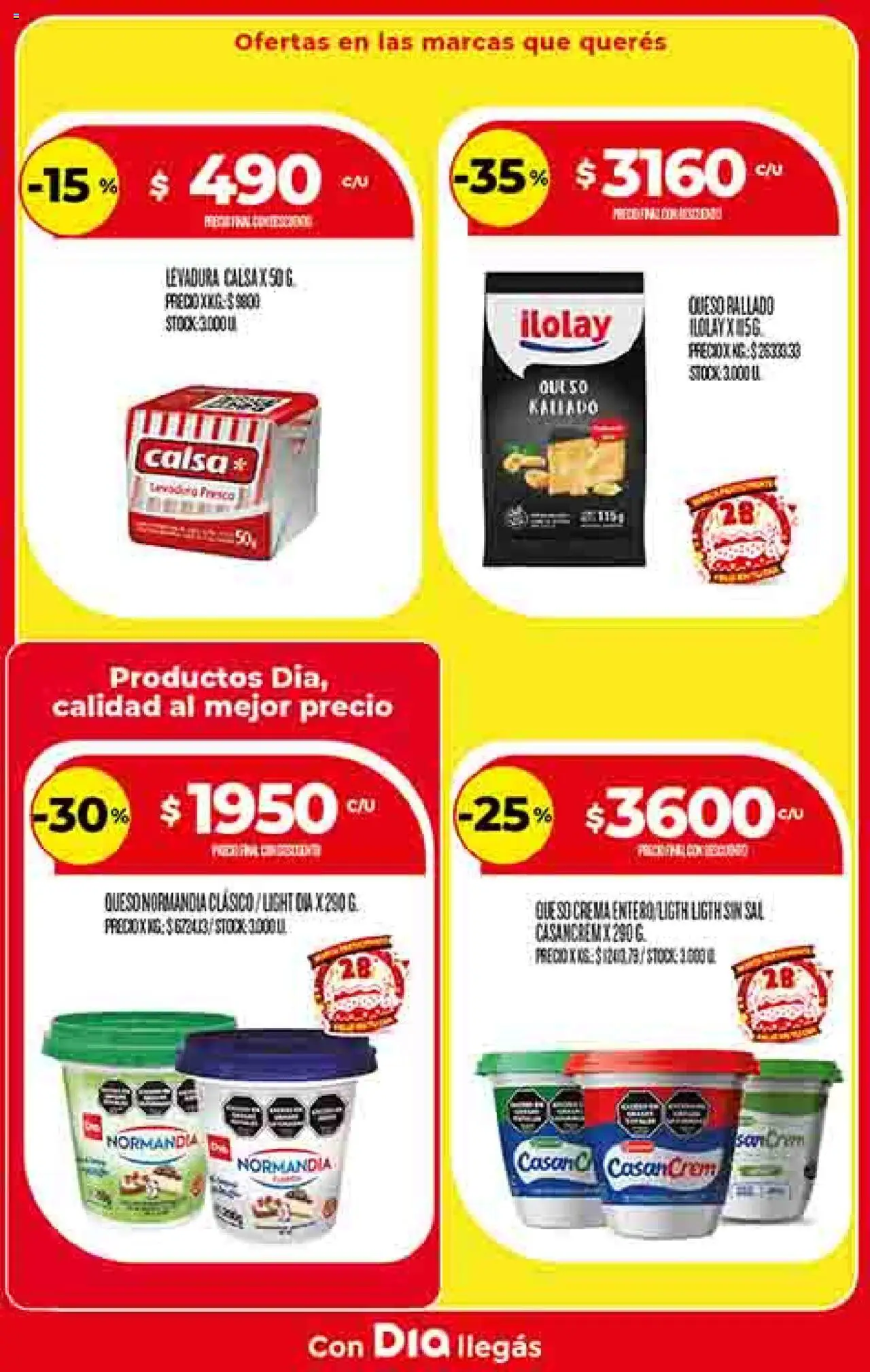 Dia - Ofertas - Salta y Jujuy │ válido desde el 17.09.2025 | Página: 23 | Productos: Sal, Queso crema, Queso, Crema