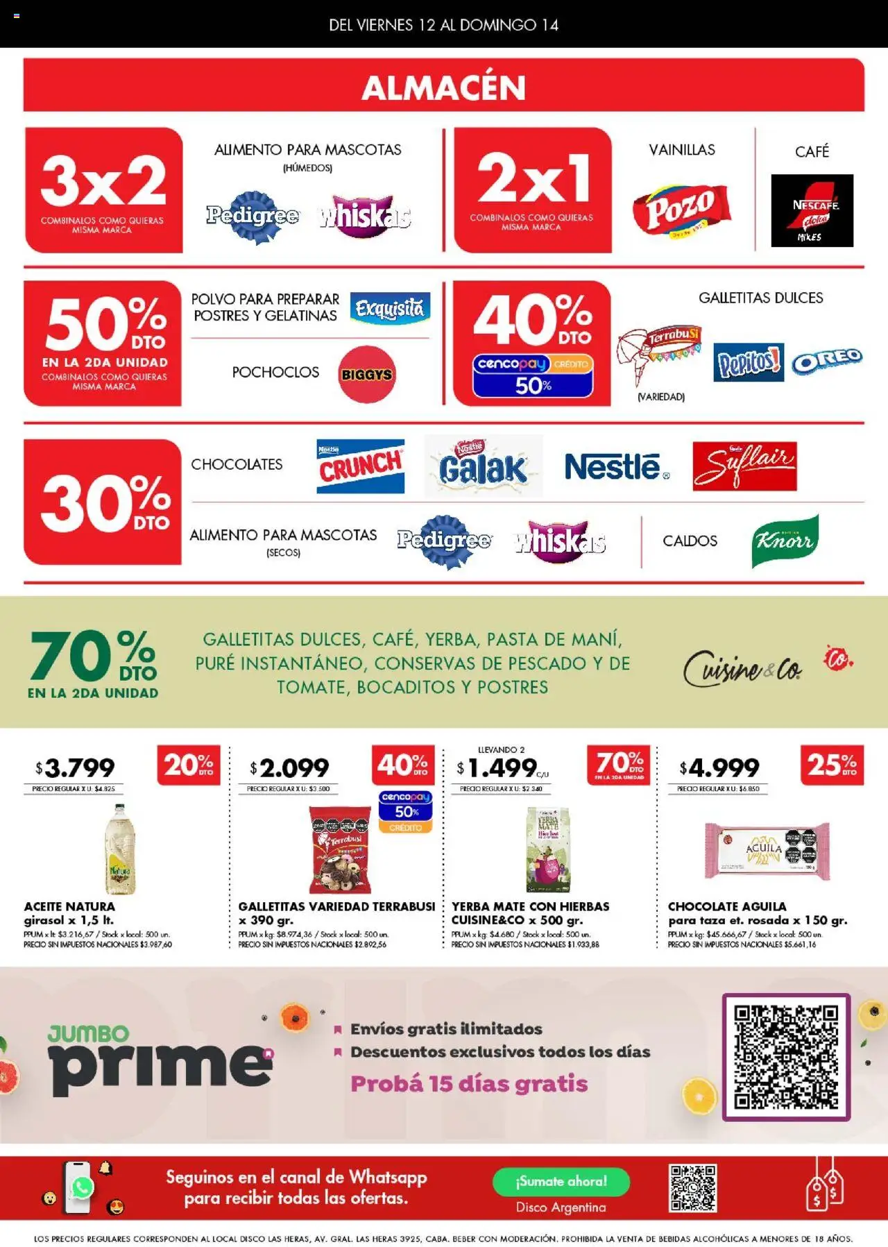 Disco - Ofertas | Córdoba │ válido desde el 12.09.2025 | Página: 2 | Productos: Disco, Pescado, Aceite, Chocolate