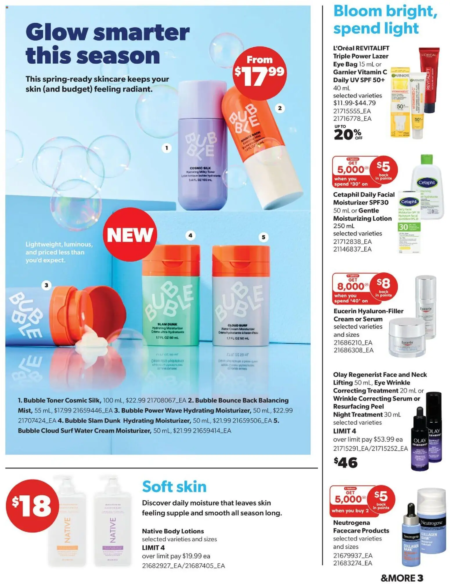 Real Canadian Superstore flyer valid from 19.03.2026 | Page: 3 | Products: Cream, Bag, Toner