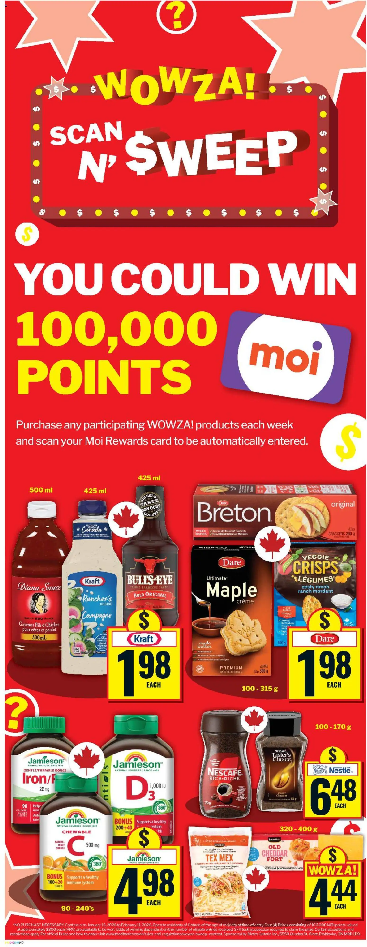 Food Basics flyer valid from 15.01.2026 | Page: 4 | Products: Cheese, Chicken