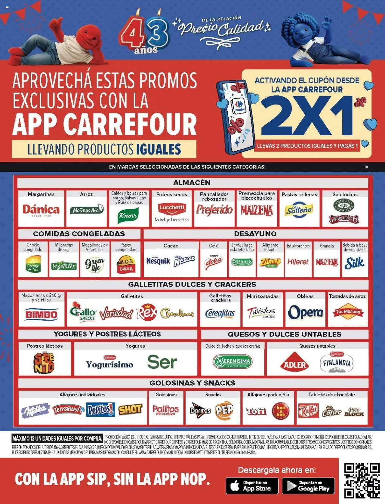 Carrefour - Ofertas - Catamarca │ válido desde el 01.10.2025 | Página: 3 | Productos: Choclo, Dulce de leche, Cacao, Crema