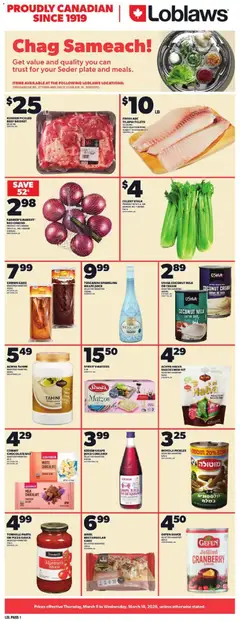 Preview of Loblaws flyer - Chag Sameach! from shop Loblaws valid from 05.03.2026