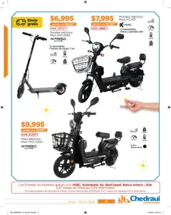 Nuevas ofertas de Chedraui válidas en toda la República Mexicana desde el 01.09.2025. ¡Encuentra las mejores ofertas en Chedraui - Promociones Cumplir Tus Deseos! | Página: 11 | Productos: Scooter, Banco