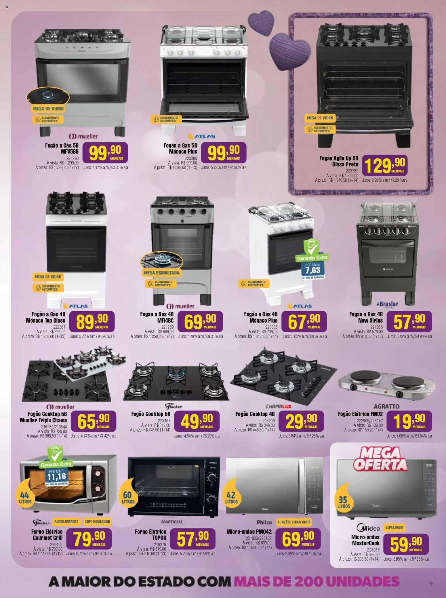 Berlanda Folheto - válido de 27.04.2026 | Página: 9 | Produtos: Grill, Forno elétrico, Mesa, Cooktop