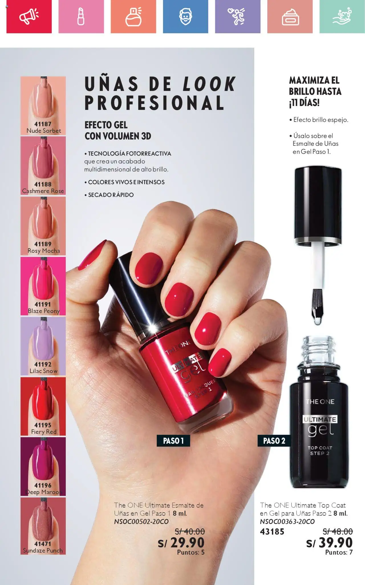 Catálogo Oriflame válido desde 02.08.2025 | Página: 102 | Productos: Esmalte de uñas