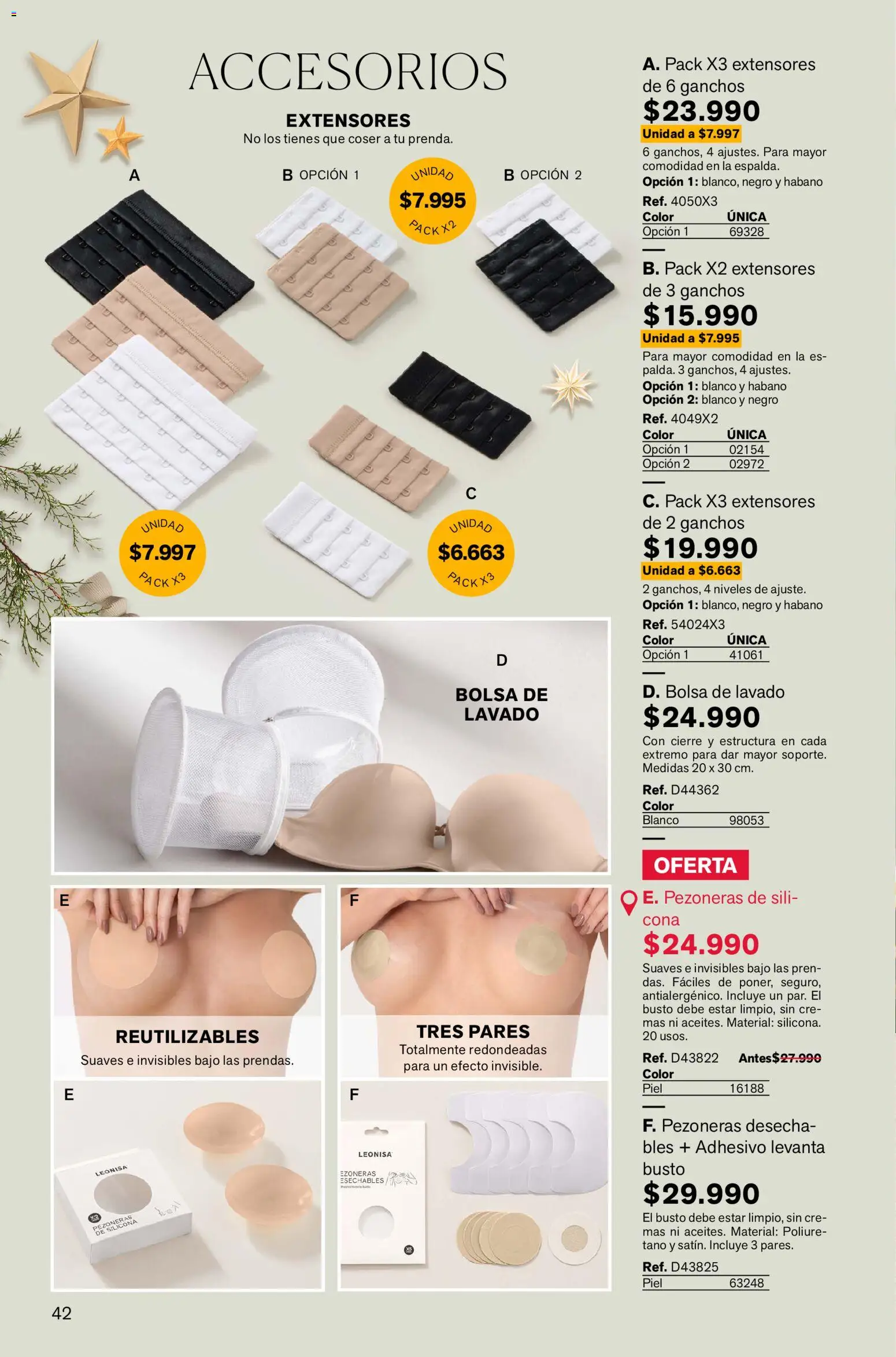 Leonisa revista - valida desde el 13.11.2025 | Página: 42 | Productos: Bolsa