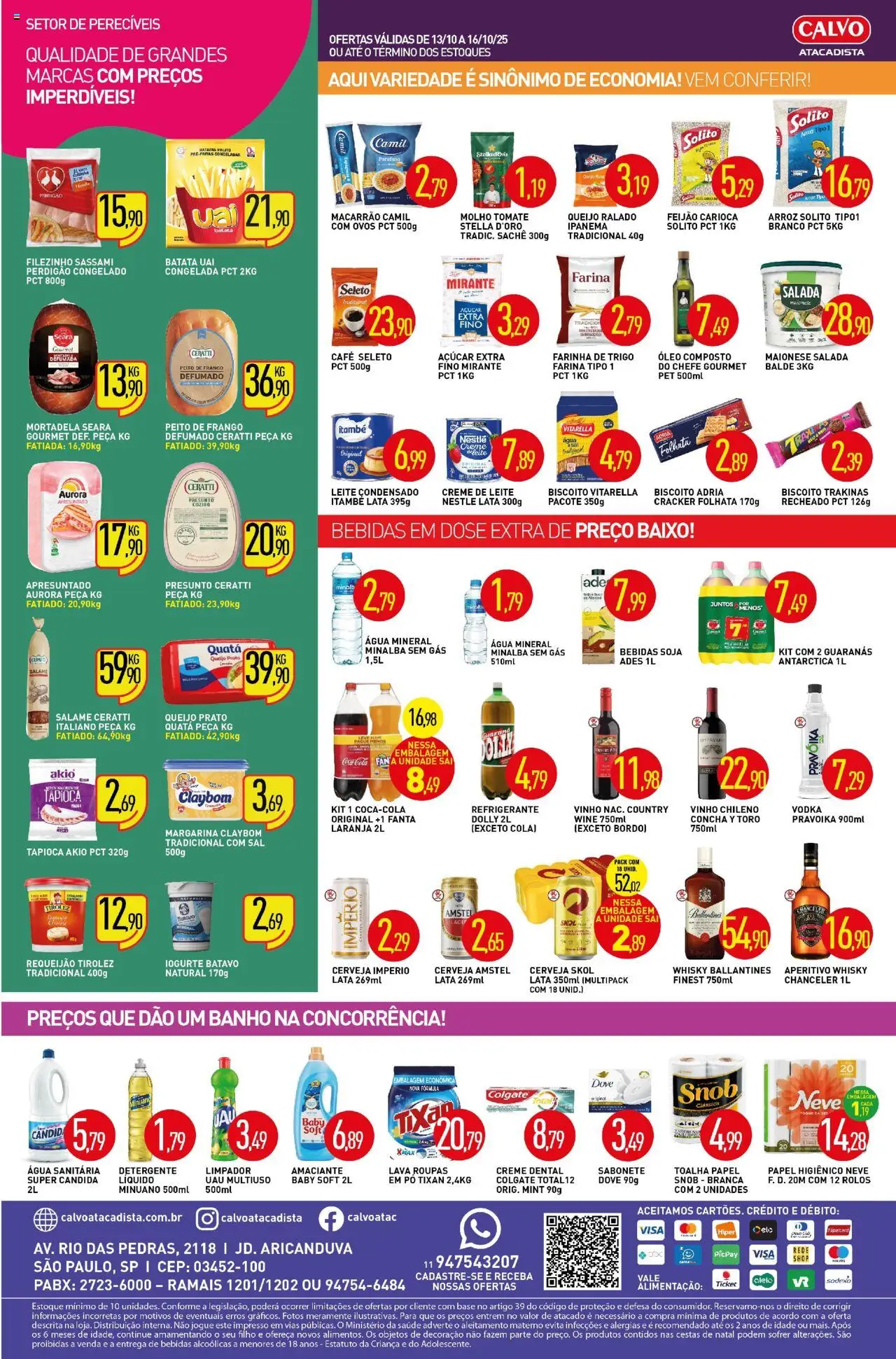 Calvo Atacadista Folheto - válido de 12.10.2025 | Página: 2 | Produtos: Café, Base, Dove, Margarina