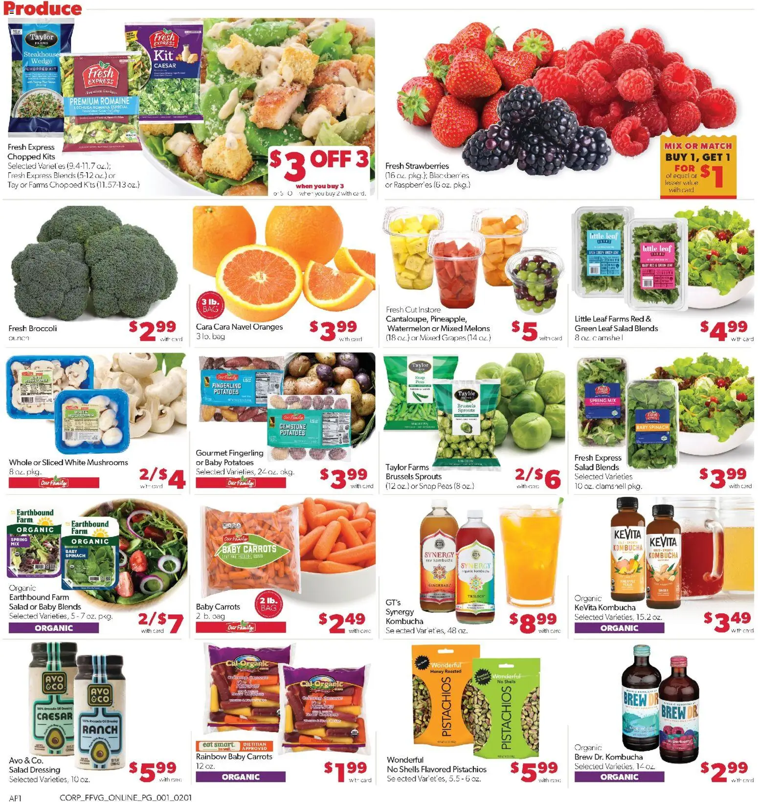 Family Fare Weekly Ad - valid from 01.02.2026 | Page: 6 | Products: Baby bed, Oranges, Avocado, Watermelon