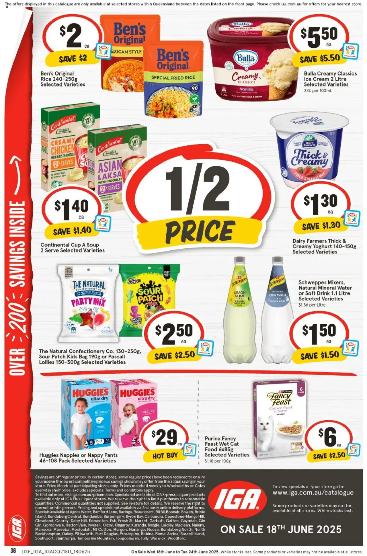 IGA catalogue - valid from 18.06.2025 | Page: 39 | Products: Shelf, Nappies, Cream, Water