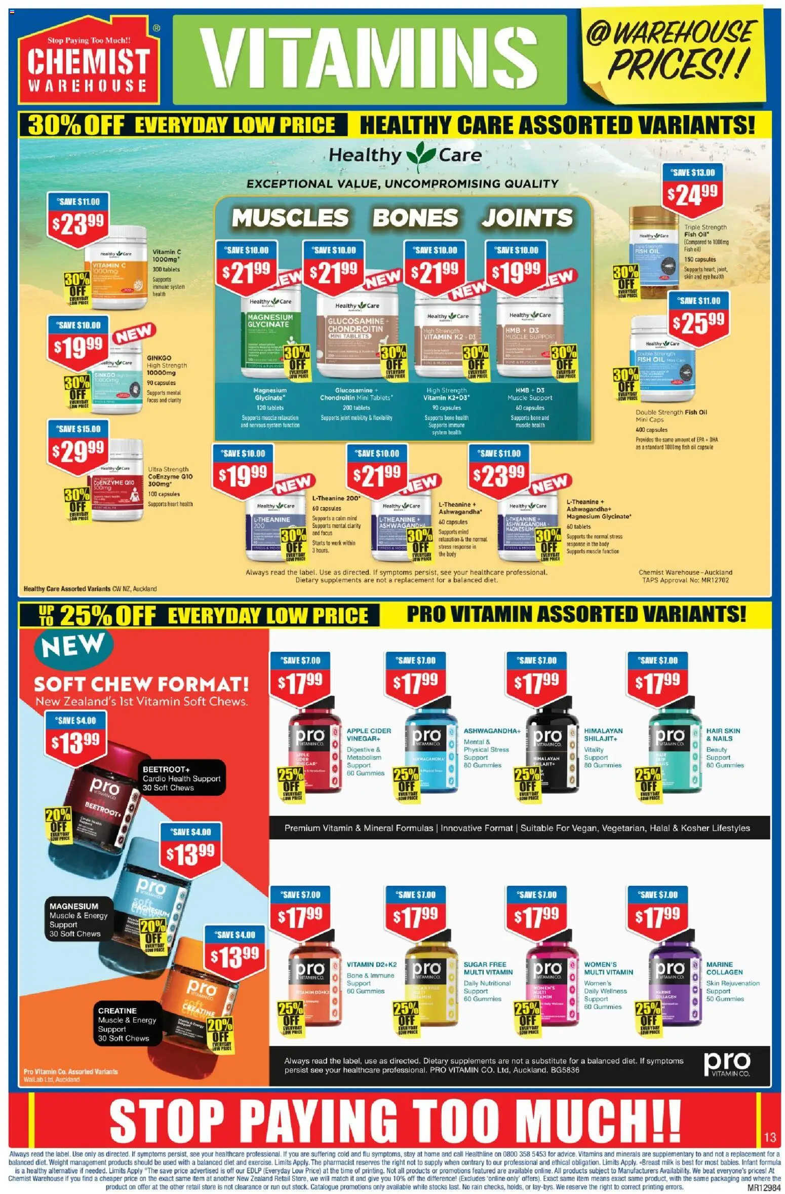 Chemist Warehouse catalogue from 26.03.2026 | Page: 13