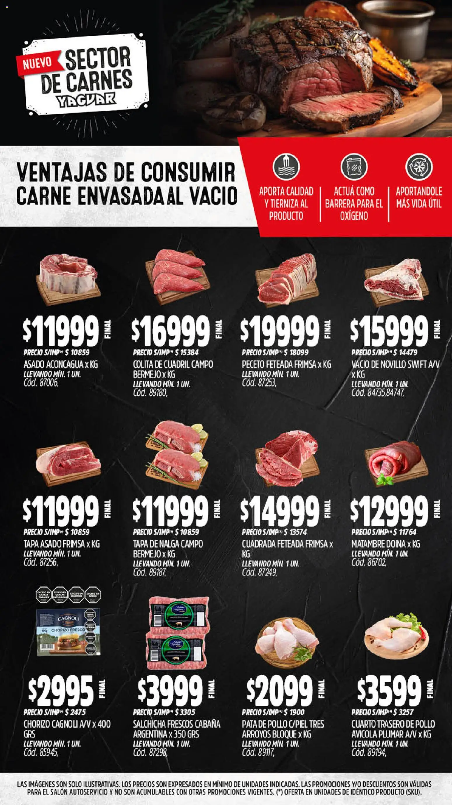Yaguar catálogo │ válido desde el 29.12.2025 | Página: 5 | Productos: Pollo, Salchicha, Chorizo