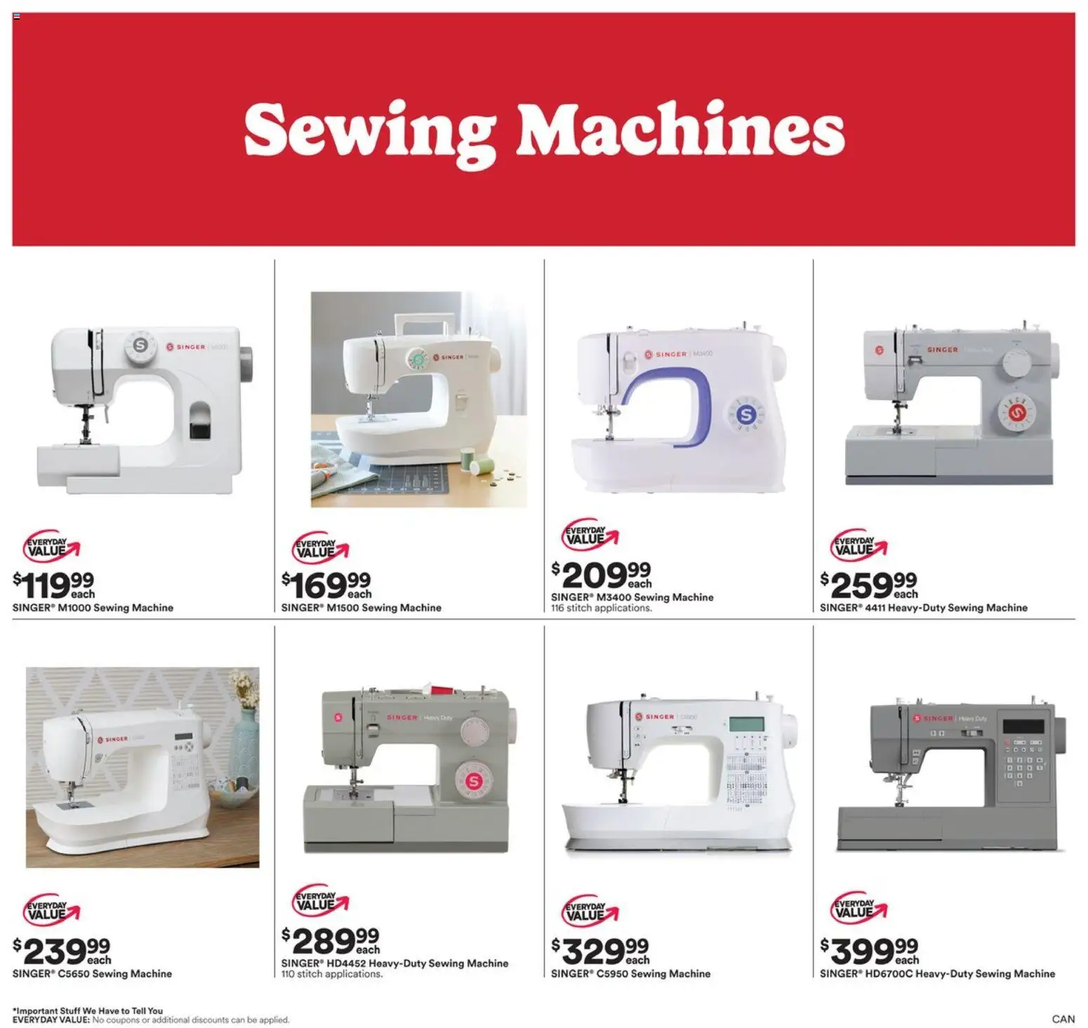 Michaels Black Friday - valid from 21.11.2025 | Page: 7 | Products: Sewing machine