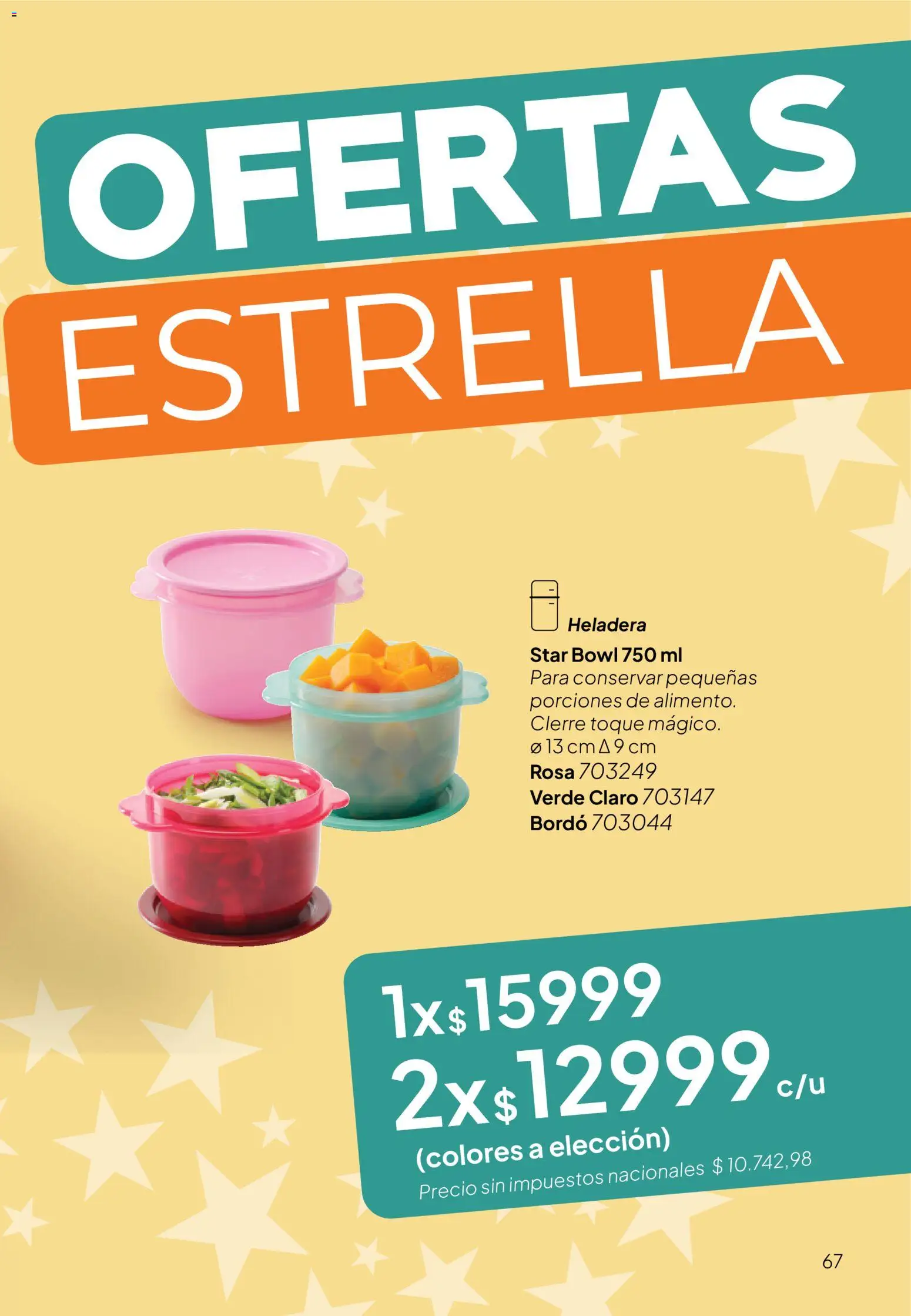 Tupperware Folleto │ válido desde el 28.04.2026 | Página: 68 | Productos: Bowl, Heladera
