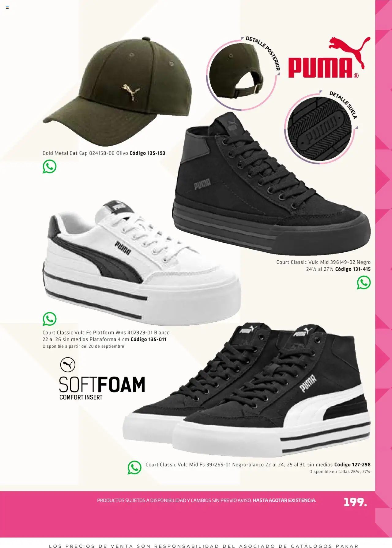 Nuevas ofertas de SC Pakar válidas en toda la República Mexicana desde el 29.08.2025. ¡Encuentra las mejores ofertas en SC Pakar - Catálogo Otoño Women! | Página: 199