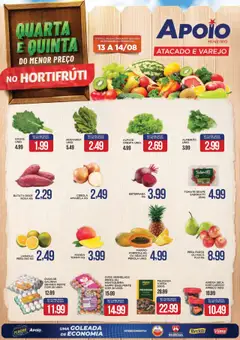 Apoio Mineiro - Ofertas Hortifruti - Pré-Visualização do folheto da loja Apoio Mineiro, válido de 13.08.2025