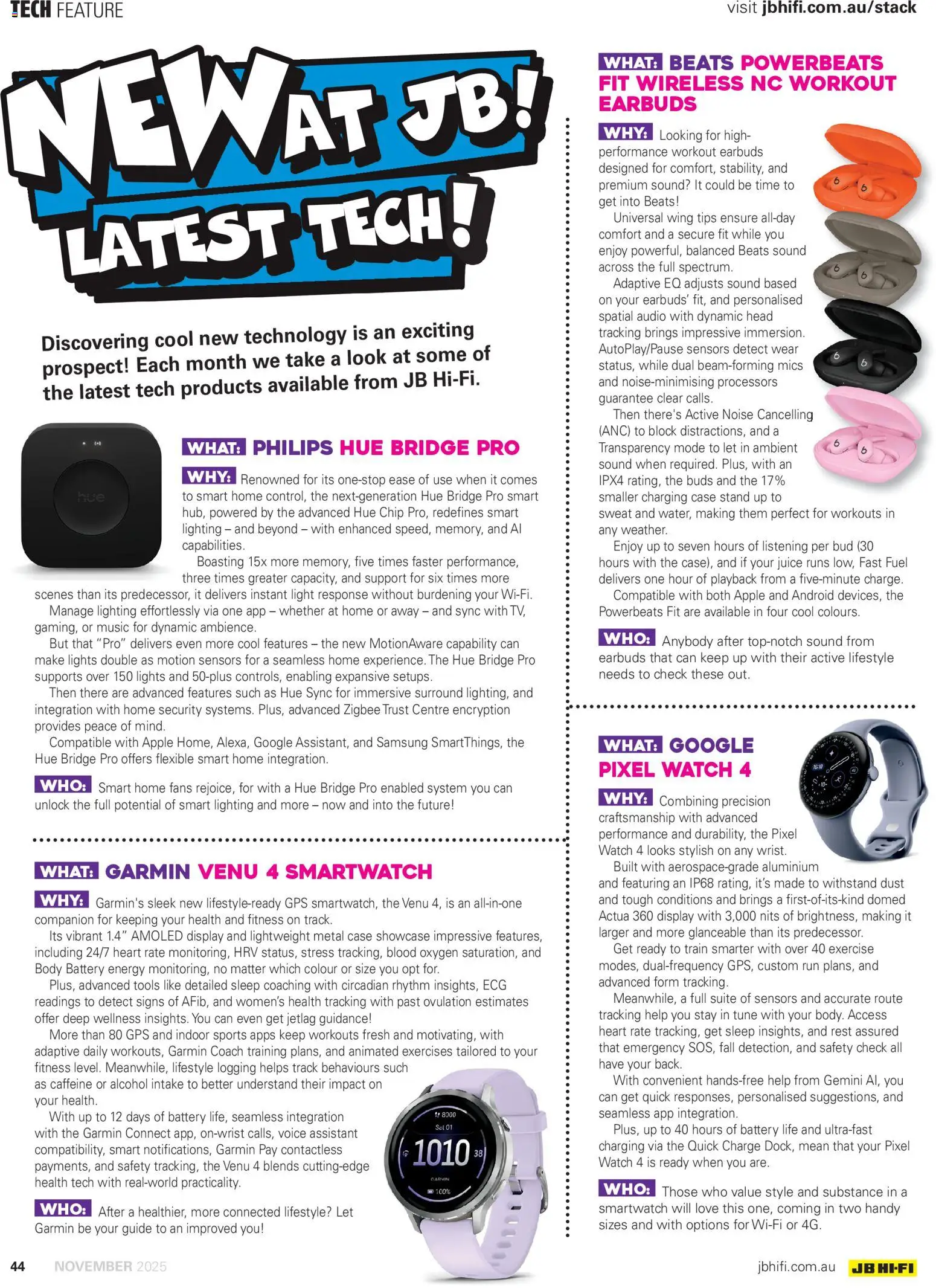 JB Hi-Fi catalogue - valid from 01.11.2025 | Page: 44 | Products: Juice, Audio, Tools, Smartwatch