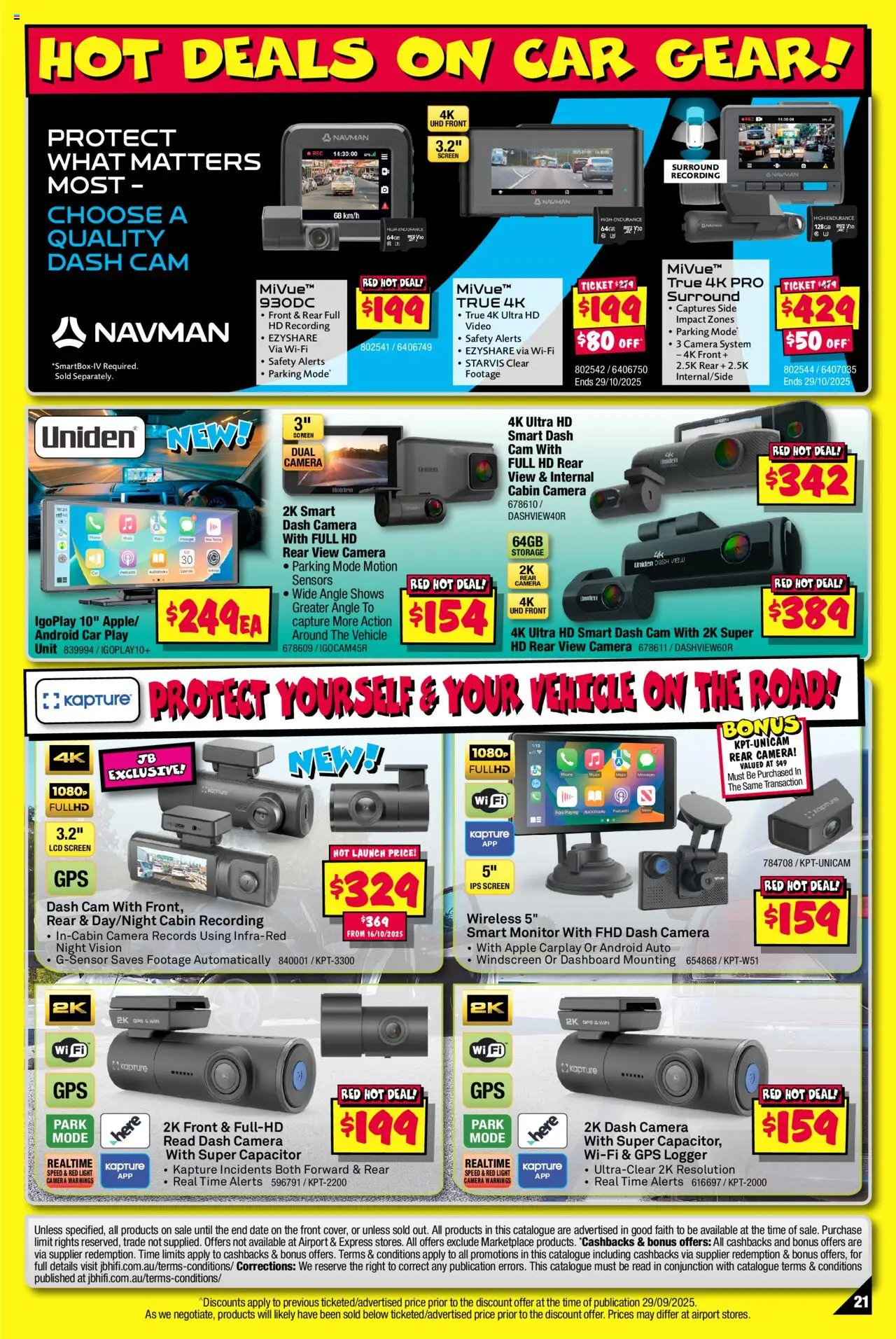 JB Hi-Fi catalogue - valid from 02.10.2025 | Page: 21 | Products: Phone, Monitor, Camera, Screen