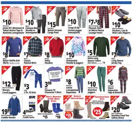 Preview of Ocean State Job Lot weekly ads valid from 04.12.2025 | Page: 6 | Products: Hoodie, Pants, Boots, Slippers