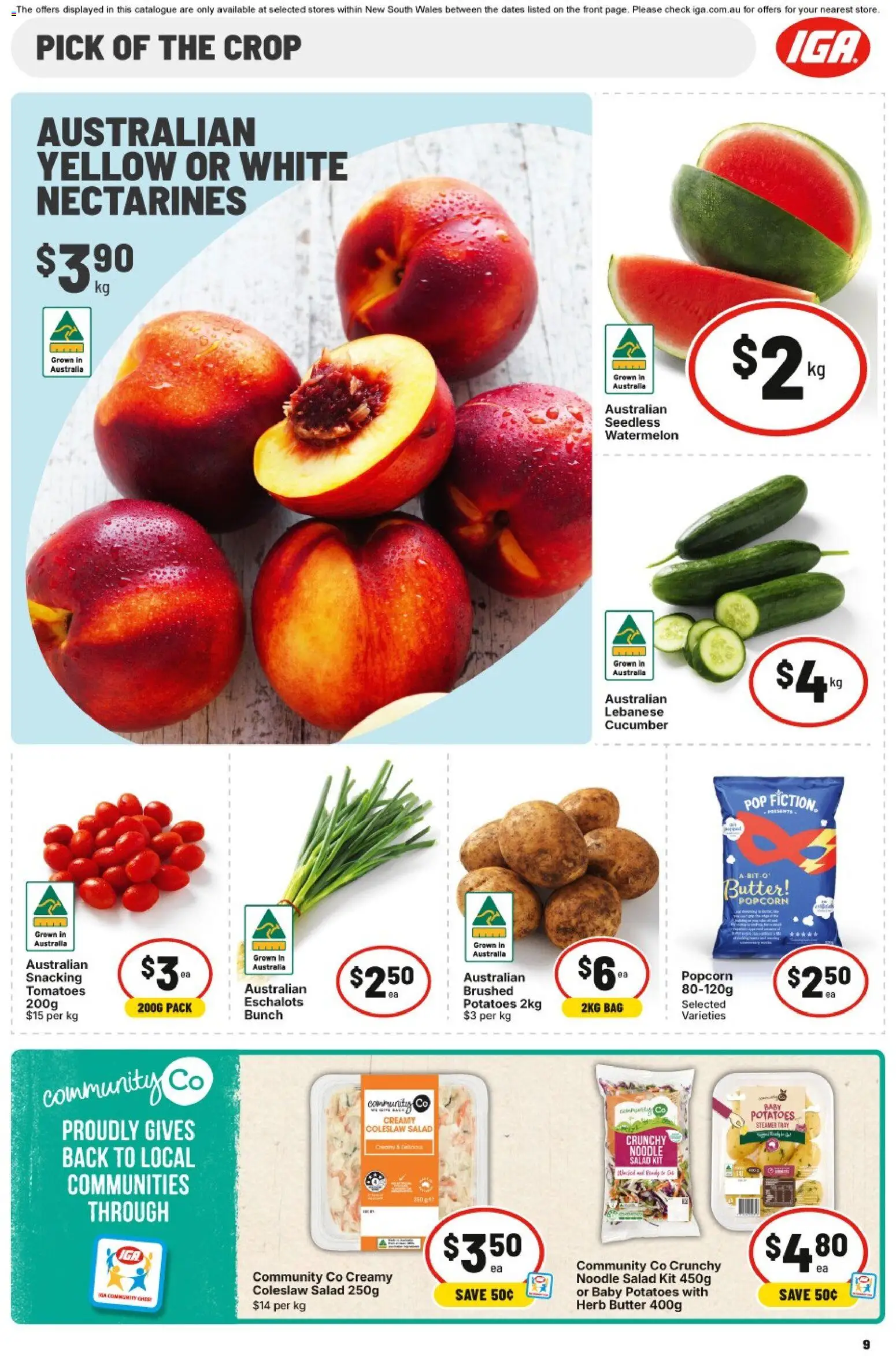 IGA catalogue - valid from 07.01.2026 | Page: 12 | Products: Herb, Tomatoes, Watermelon, Bag